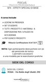 Focus SFX Effetti speciali di base|Roma