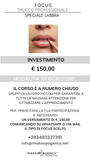Focus Makeup PRO Speciale Labbra | Roma