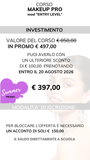 CORSO MAKEUP PRO - MODULO ENTRY LEVEL