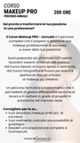Corso Makeup Pro - Percorso Annuale - 200 Ore