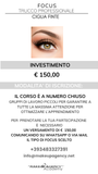 Focus Makeup PRO Ciglia finte | Roma