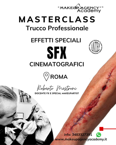 masterclass SFX effetti speciali Roma Roberto Mestroni